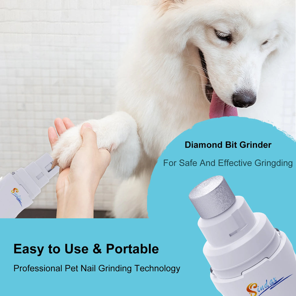 Quiet Rechargeable Dog Nail Grinder