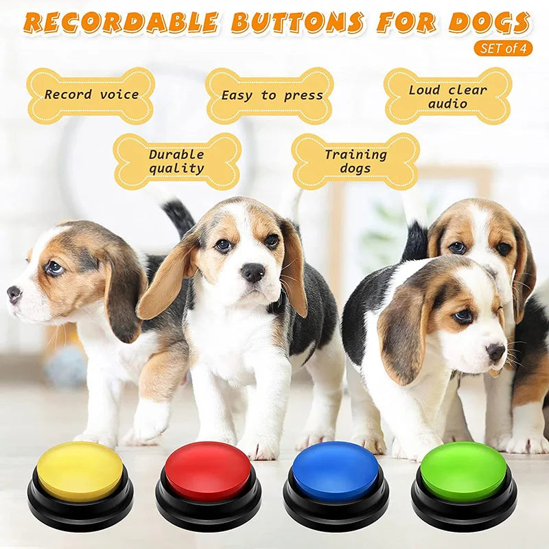 Recordable Talking Buttons for Dogs