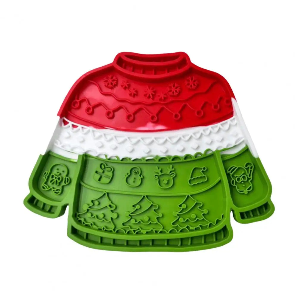 Christmas Slow Feeder Lick Mat – Non-Slip Suction