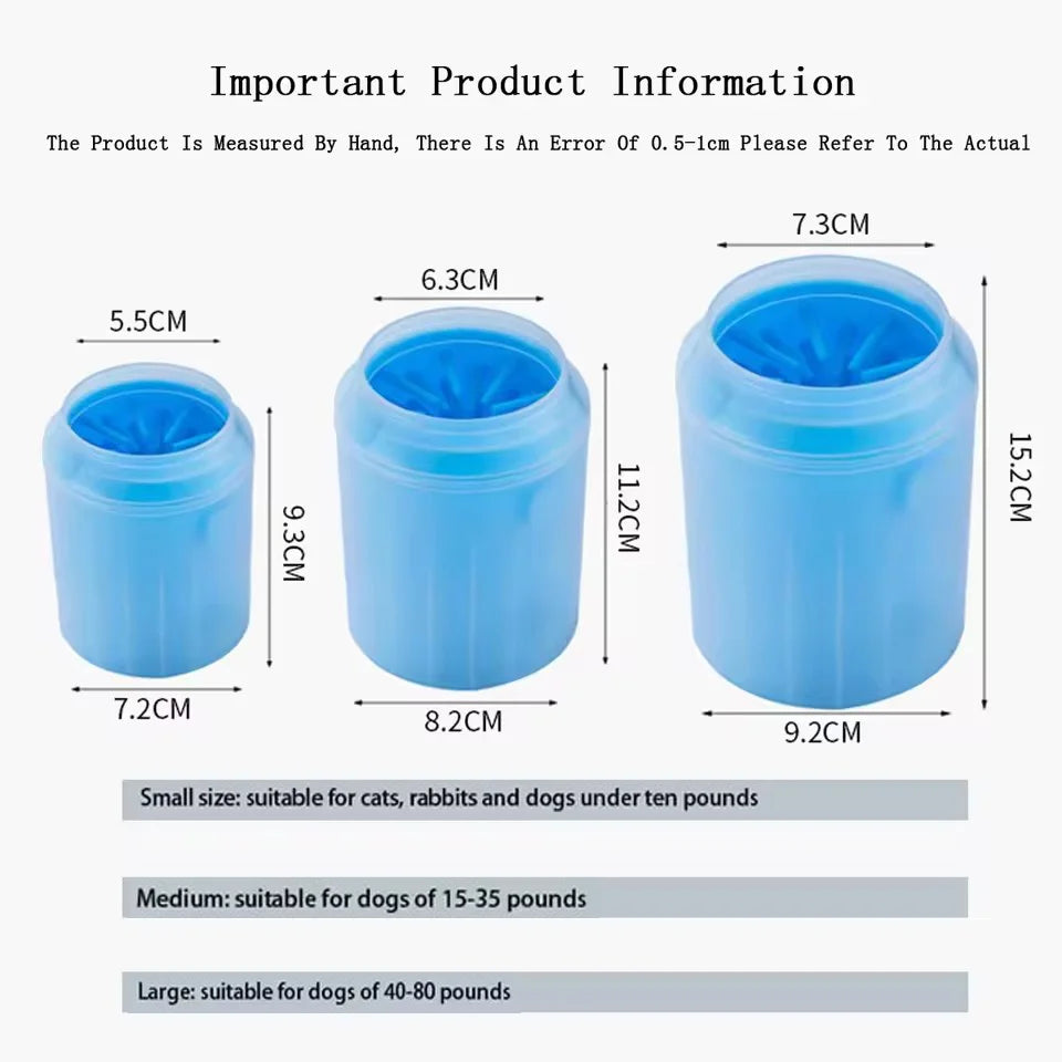 Portable Dog Paw Cleaner Cup