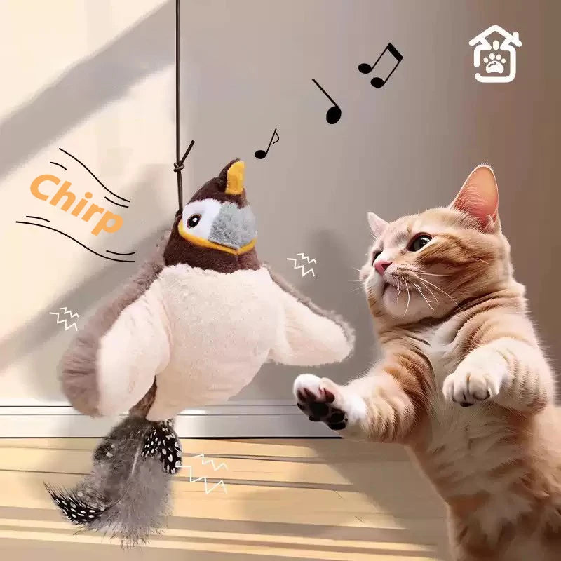 Smart Rolling Cat Ball – Self-Moving Toy for Indoor Cats (USB Rechargeable)