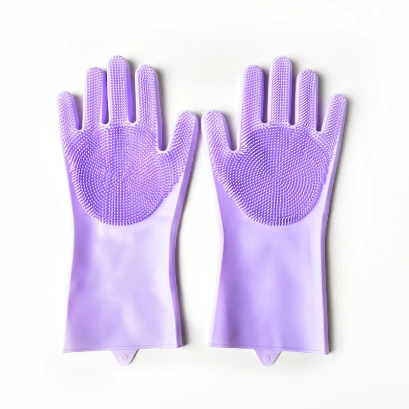 Pet Grooming & Bath Gloves – Silicone