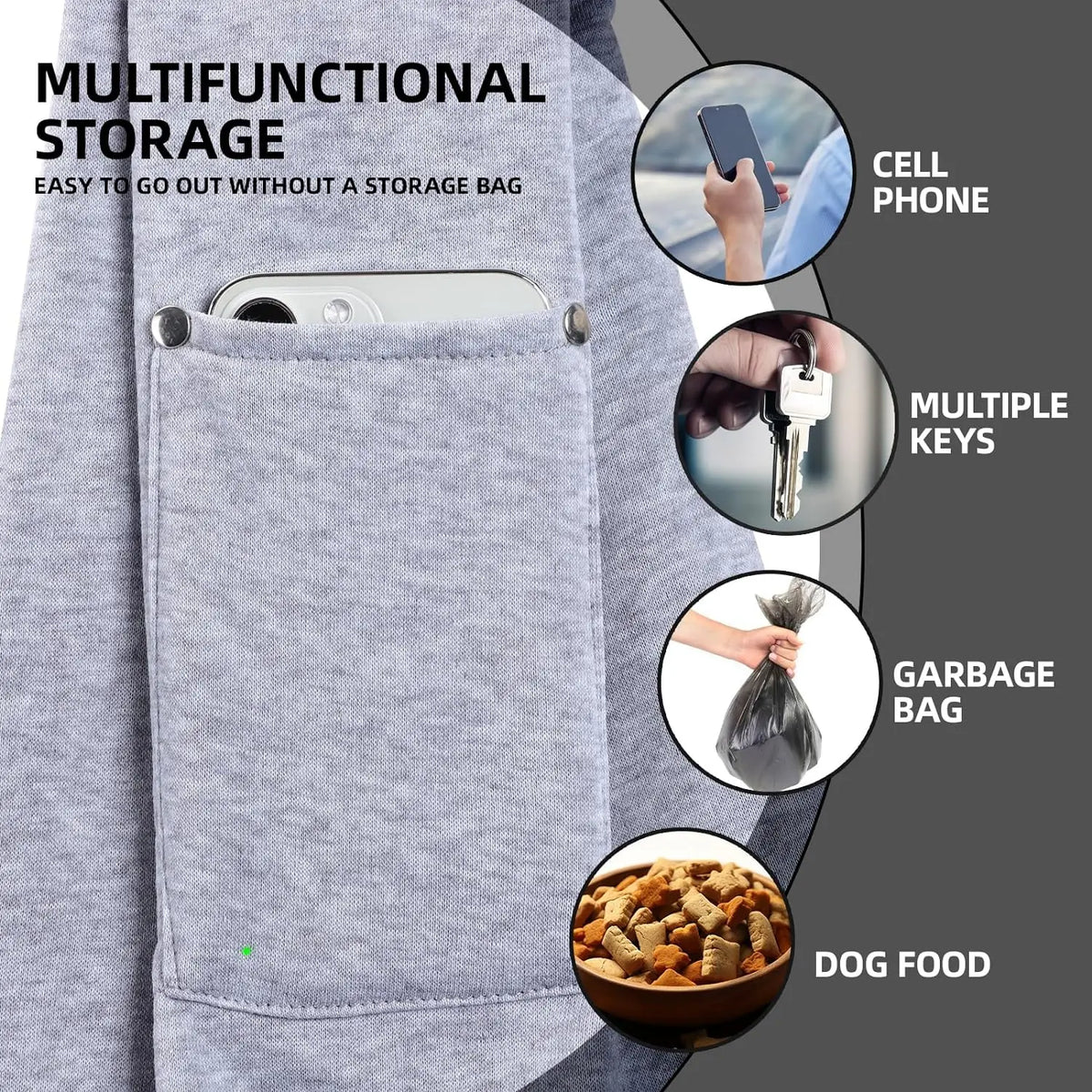 Cotton Pet Sling Carrier Bag