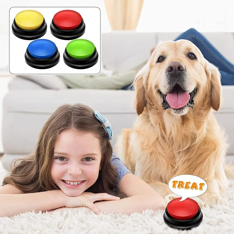 Recordable Talking Buttons for Dogs