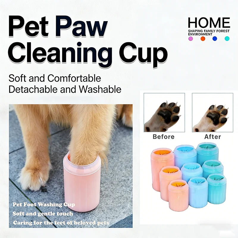 Portable Dog Paw Cleaner Cup