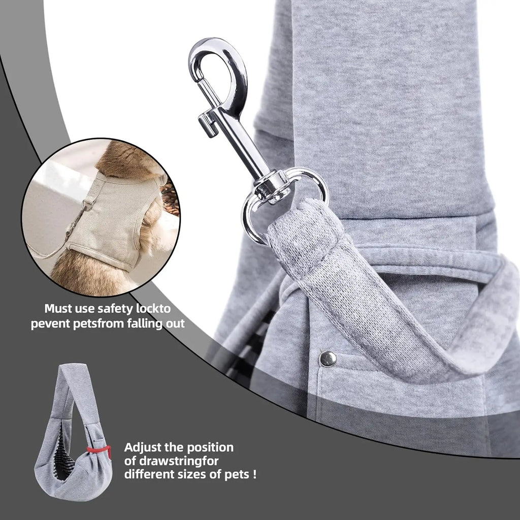 Cotton Pet Sling Carrier Bag